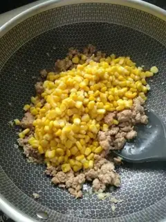 Make Meat and corn step 5