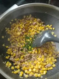 Make Meat and corn step 6