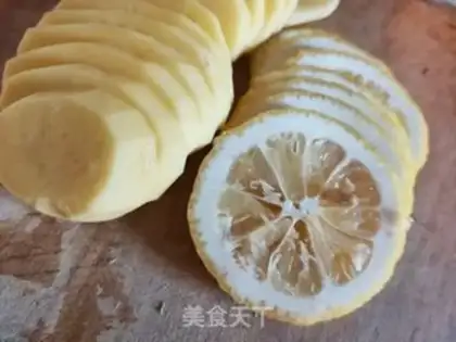 Make Lemon potatoes roast chicken wings step 7