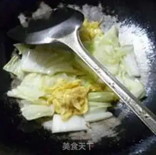 Make Black sesame eggs for cabbage step 7