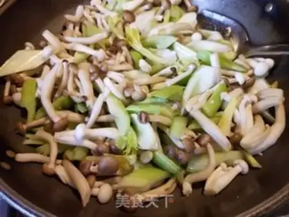 Make Celery makes mushrooms step 5