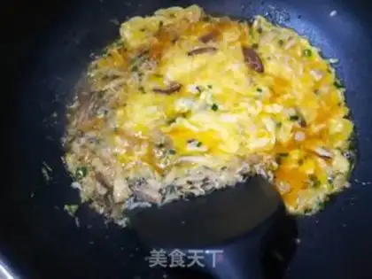 Make Crab egg fried rice step 7