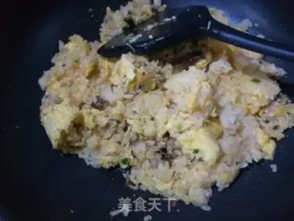 Make Crab egg fried rice step 9