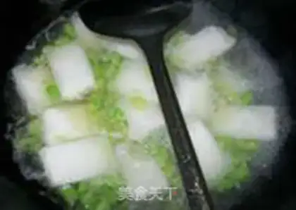 Make Soup for the soy shrimp step 6
