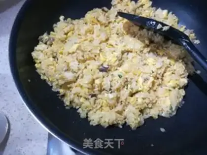 Make Crab egg fried rice step 10