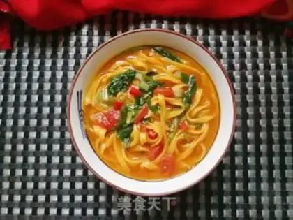 Make Spinach carrot noodles step 21