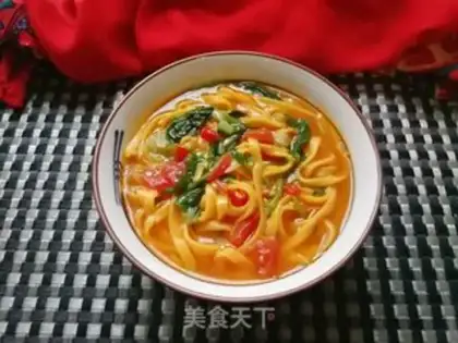Make Spinach carrot noodles step 22
