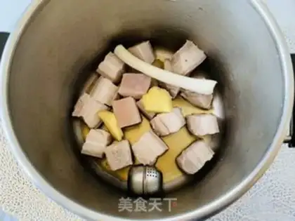 Make Powdered meat step 1