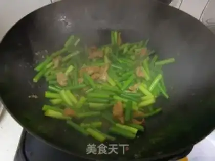Make Garlic fried meat step 5