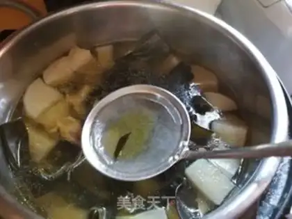Make Roach seaweed soup step 5