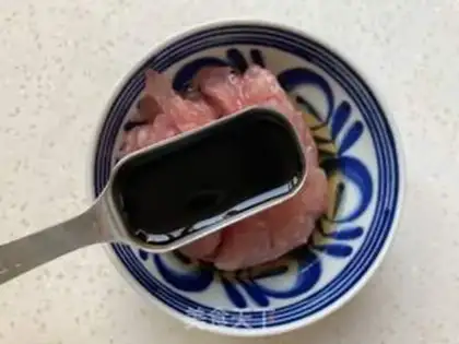 Make Sword bean fried meat step 1