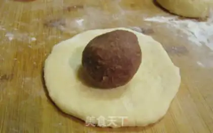Make A pan of bean cake step 6