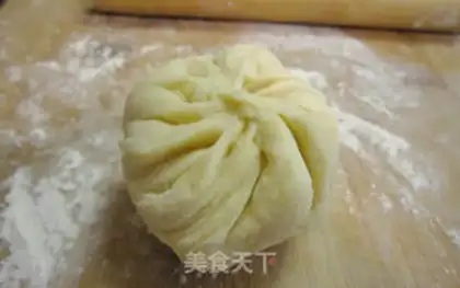 Make A pan of bean cake step 7