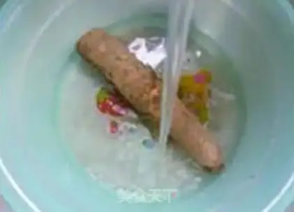 Make Porridge of rice for the flower beans step 5