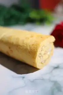 Make Salted eggcake rolls step 12