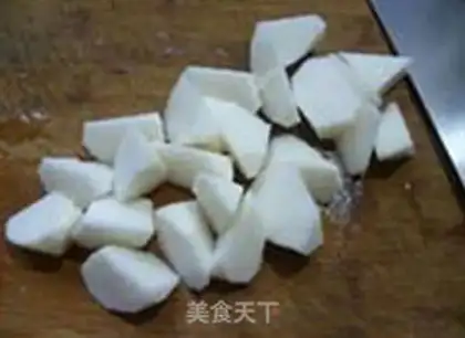 Make Porridge of rice for the flower beans step 6