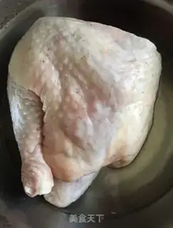 Make The chicken with the chestnuts step 1
