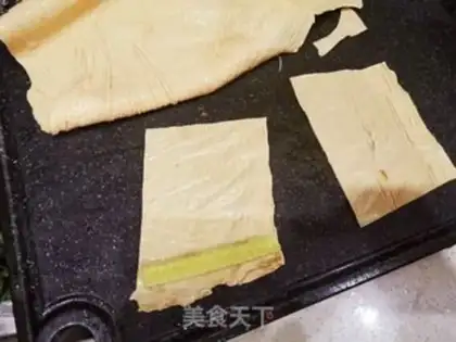 Make Bean cucumber roll step 3