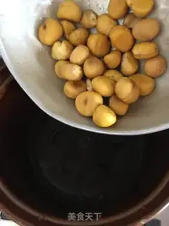 Make The chicken with the chestnuts step 3