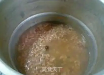 Make Porridge of rice for the flower beans step 12
