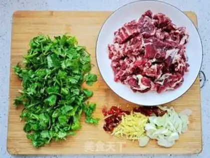 Make Fried beef step 1