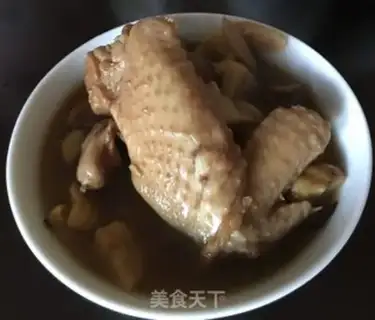 Make The chicken with the chestnuts step 7