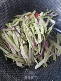 Make Sour bean silk step 2