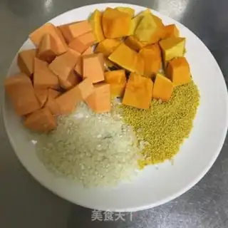 Make Potato pumpkin porridge step 0