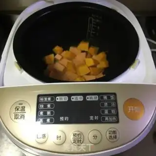 Make Potato pumpkin porridge step 1