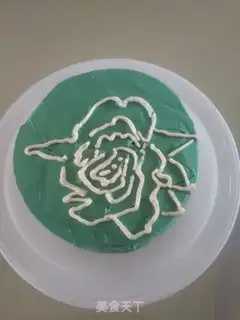 Make Pony flower embroidery cake step 26