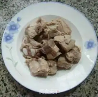 Make Potato steak rice congee step 1