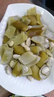 Make Dog bean fried meat step 1