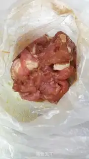 Make Dog bean fried meat step 2