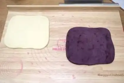 Make Cheese almond double-coloured toast step 7