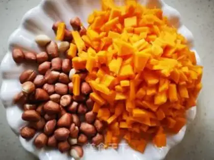Make Pumpkin peanut paste step 1