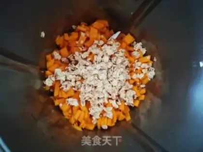 Make Pumpkin peanut paste step 2