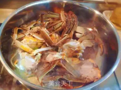 Make Curry crabs step 2