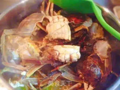 Make Curry crabs step 3