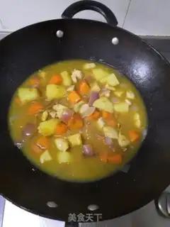 Make Curry chicken step 8
