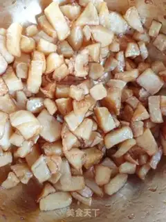 Make Caramel apple flip cake step 3