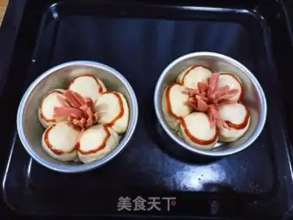 Make Sausage flower bread step 9