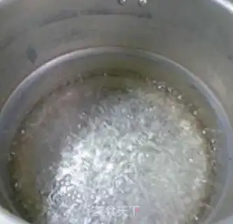 Make Black sesame rice congee step 4