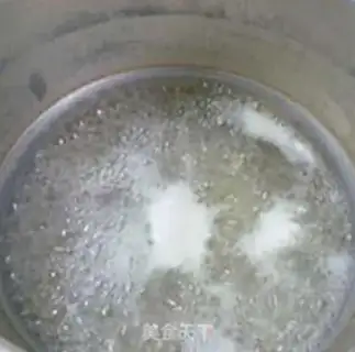 Make Black sesame rice congee step 5