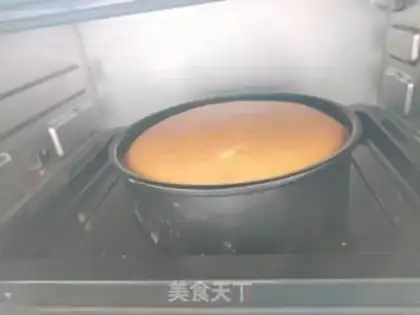 Make Caramel apple flip cake step 15