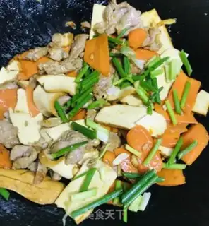 Make Bean-dry carrots step 9