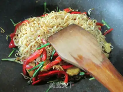 Make Pork egg pepper step 9
