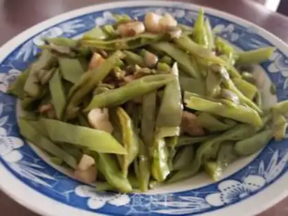 Make Garlic bean horns step 4