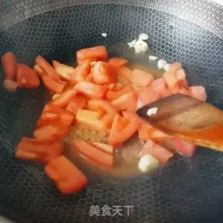 Make Tomato fried eggs step 7