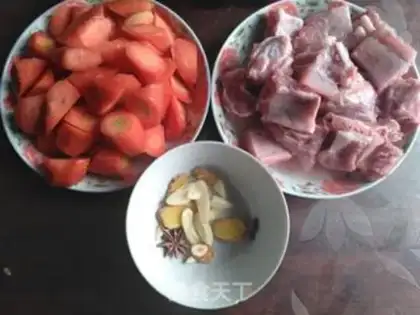 Make Carrot burns in the ribs step 1