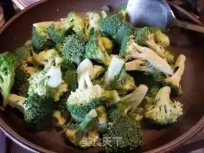 Make Clear the broccoli step 3